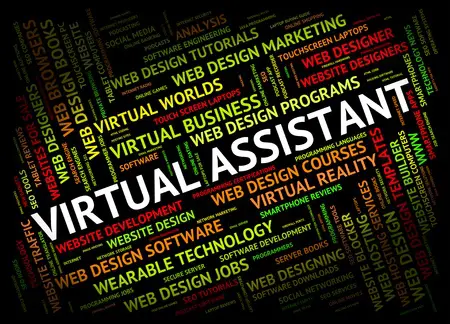  virtual assistant indicating contract out and freelance